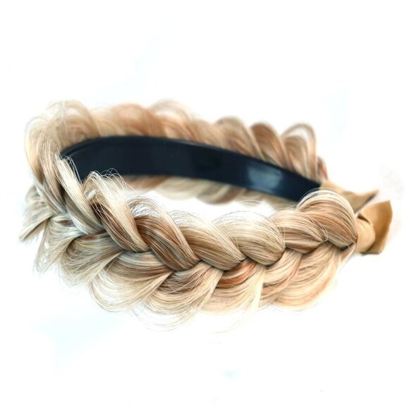 Braided Headband Fabric Wide Braid Hair Accessory for Women Stylish main image 6